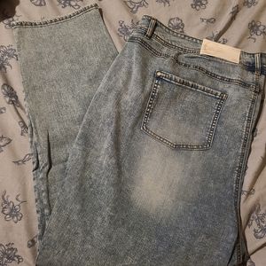 NWT Cato Acid Wash Jeans, Size 28W. High Rise.